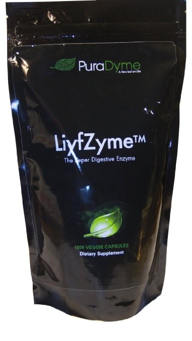 LiyfZyme 1000 caps by PuraDyme Plant-based Digestive Enzymes